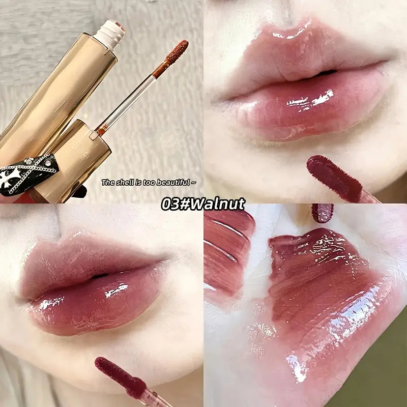 Water Crystal Lens Lip Glaze Is Not Easy to Fade Lip Gloss Gloss Long-Lasting Moisture