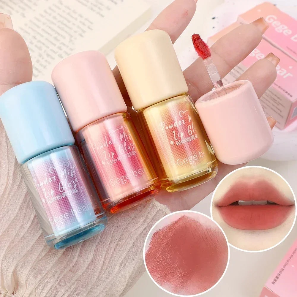 Waterproof Nude Lip Mud Makeup Lasting Moisturizing Mousse Lip Gloss Velvet Red Matte Non Sticky Liquid Lipstick Lips