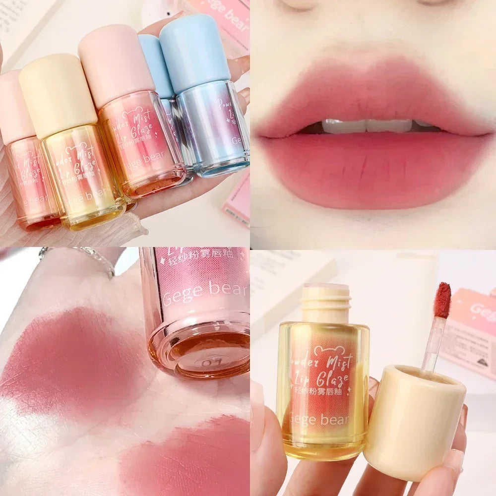 Waterproof Nude Lip Mud Makeup Lasting Moisturizing Mousse Lip Gloss Velvet Red Matte Non Sticky Liquid Lipstick Lips