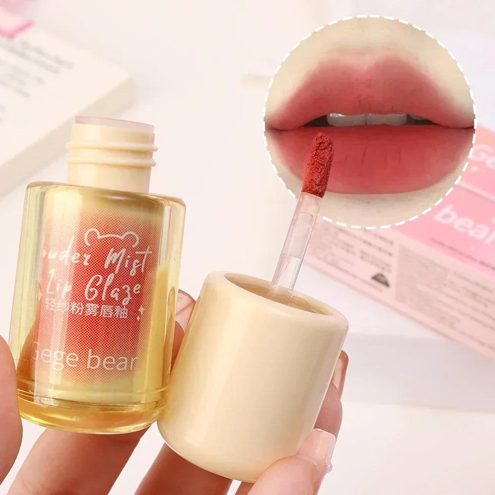 Waterproof Nude Lip Mud Makeup Lasting Moisturizing Mousse Lip Gloss Velvet Red Matte Non Sticky Liquid Lipstick Lips