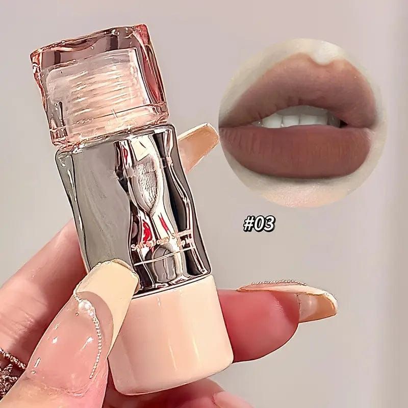 Matte Velvet Lip Glaze – Long-lasting, non-fading, high-pigment Korean lip mud