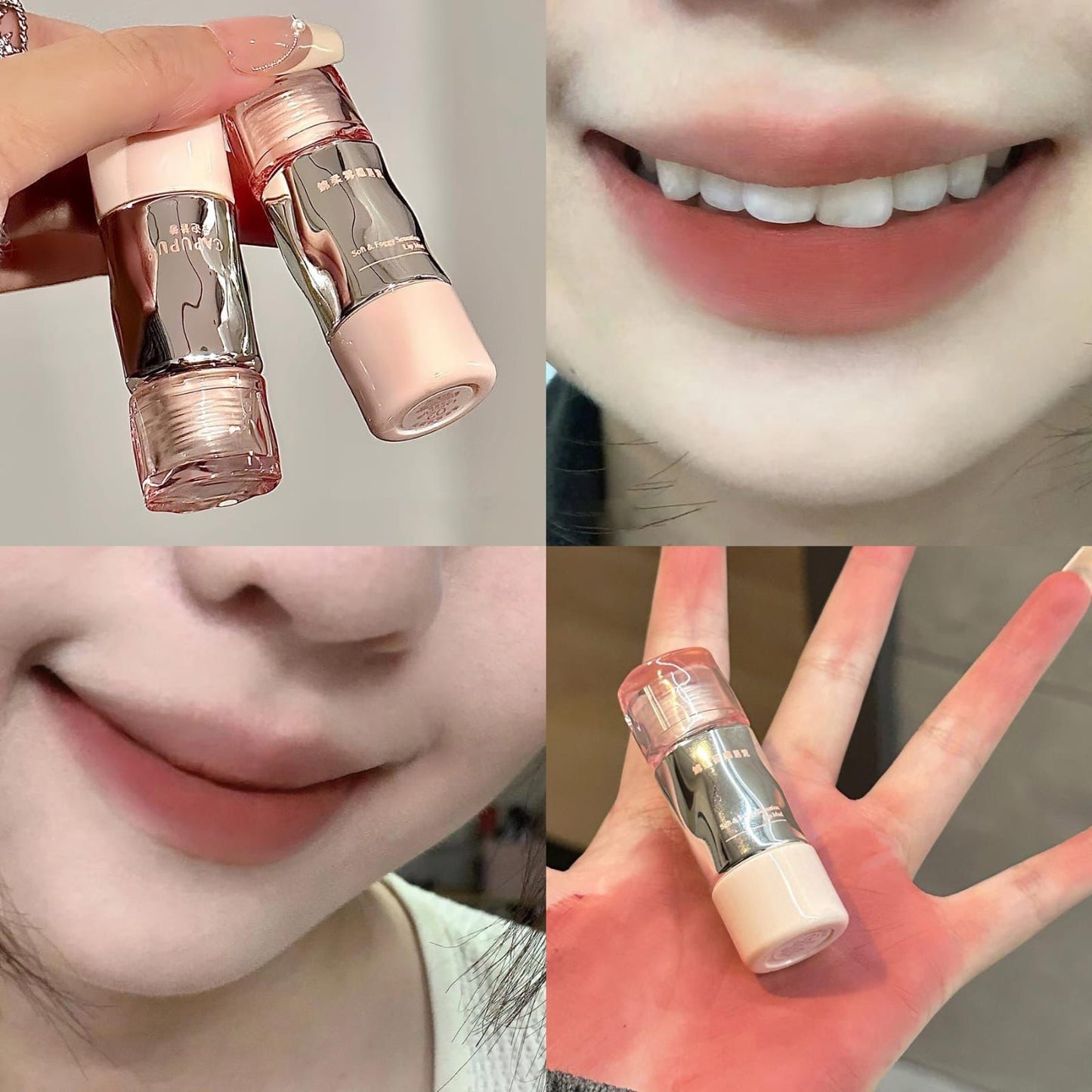 Matte Velvet Lip Glaze – Long-lasting, non-fading, high-pigment Korean lip mud