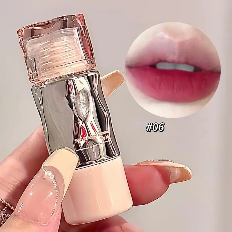 Matte Velvet Lip Glaze – Long-lasting, non-fading, high-pigment Korean lip mud