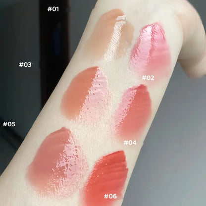 Mirror Water Lip Gloss – Nude, moisturizing, and long-lasting for a glossy, hydrated finish.