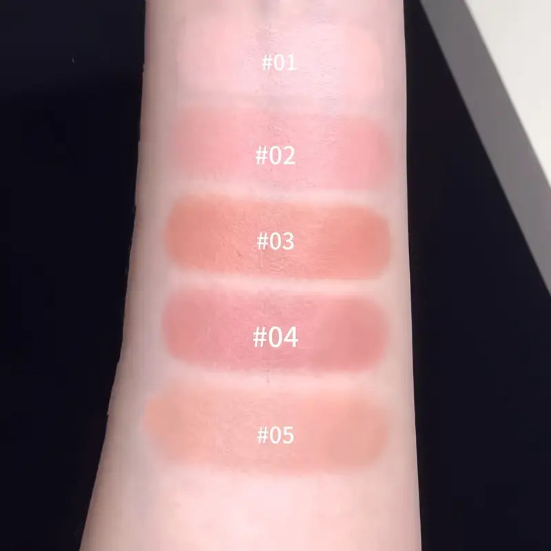 HERORANGE Liquid Blush Stick with Sponge Tip – Waterproof & Long-Lasting. Achieve a natural, brightening effect with medium coverage. The orange-pink tone suits all skin tones for a flawless K-beauty glow!