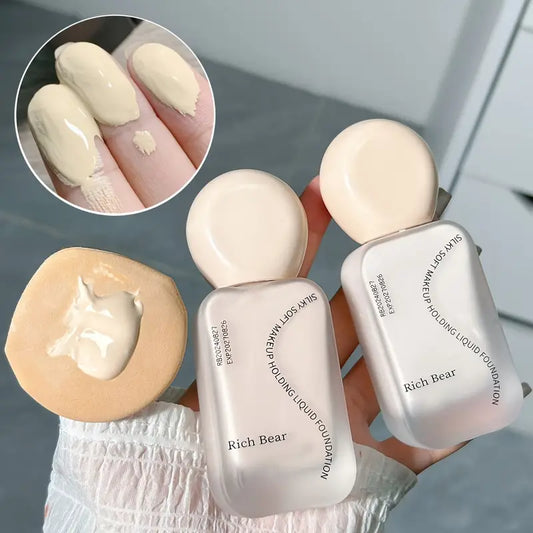 Matte Finish Liquid Foundation with flawless coverage. Full coverage, waterproof, and sweatproof for long-lasting wear
