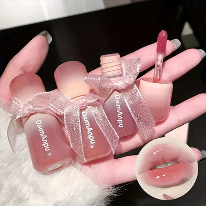 Mirror Water Lip Gloss – Nude, moisturizing, and long-lasting for a glossy, hydrated finish.