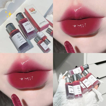 Korean Watery Light Clear Lip Glaze Lasting Hydration Lip Gloss Glassy Mirror Lipgloss Silky Moisturizing Non Fading Liquid Lipstick