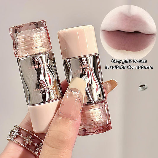 Matte Velvet Lip Glaze – Long-lasting, non-fading, high-pigment Korean lip mud