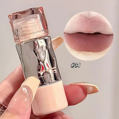 Matte Velvet Lip Glaze – Long-lasting, non-fading, high-pigment Korean lip mud