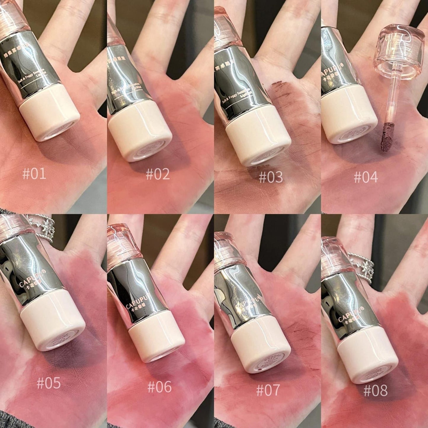 Matte Velvet Lip Glaze – Long-lasting, non-fading, high-pigment Korean lip mud