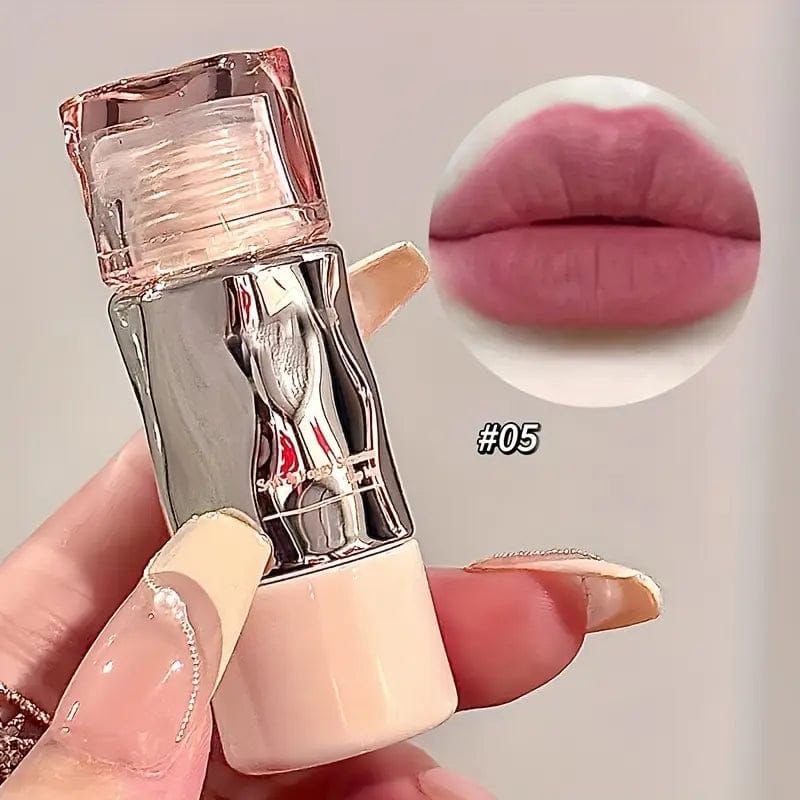 Matte Velvet Lip Glaze – Long-lasting, non-fading, high-pigment Korean lip mud