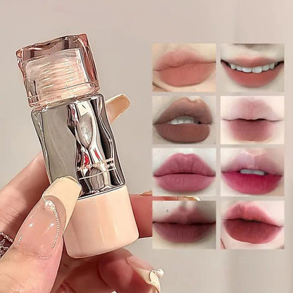Matte Velvet Lip Glaze – Long-lasting, non-fading, high-pigment Korean lip mud